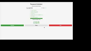 Password Validator App
