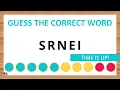 Scrambled Word Game Can You Unscramble These Words 5 Letters
