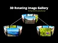 3D Rotating Image Gallery Using CSS and HTML