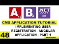 Implementing User Registration in Angular Application Angular 10 ASP NET CORE 3 0