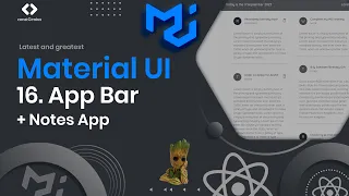 React Material UI Tutorial 16 App Bar