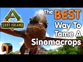 ARK How To TAME A SINOMACROPS In Real Time Step By Step