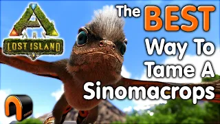ARK How To TAME A SINOMACROPS In Real Time Step By Step