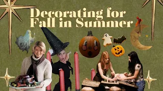 Decorating for Fall in Summer