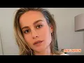 Brie Larson Hosiery Legwear Tights Swimwear Sheer Style Bodysuit Mini Skirt