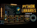 Python Libraries Lecture 8