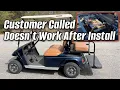 Fixing A Customers EZGO PDS Golf Cart After Lithium Battery Install Will It Run