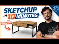 SketchUp Tutorial for Beginners - Learn SketchUp in 10 MINUTES SketchUp Free 2026