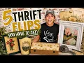 5 Thrift Flips You Have to See Easy Vintage-Inspired DIY Home Decor