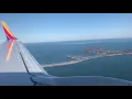 BEAUTIFUL LANDING IN BOSTON Southwest 737-800