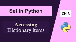 Dictionary in Python Accessing Dictionary Item Python Tutorial for Beginners in Hindi
