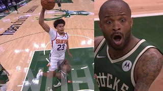 Cam Johnson turns into Kobe and end PJ Tucker s career with monster dunk