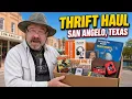 San Angelo Thrift Haul wearing a Cam