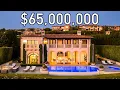 65 000 000 Newport Coast Mega Mansion Tour Infinity Pool Onyx Bar Private Cinema
