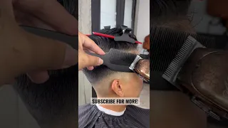 SLICK BACK UNDERCUT MID FADE ON ASIAN HAIR STEP BY STEP BARBER TUTORIAL 