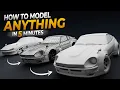 How to 3D Model Anything in 5 Minutes