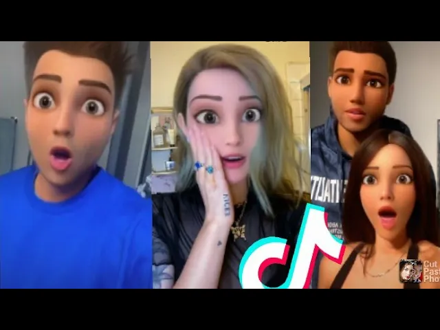 CARTOON FILTER ON TIKTOK | Tiktok Compilations