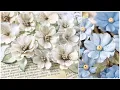 Download Lagu Handmade Fabric Flowers Tutorial, stiffening fabric, die cutting, shaping, assembling flowers