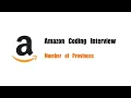 Amazon Coding Interview Question Leetcode 547 Number of Provinces