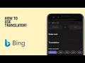 How to use Translator in Bing AI EASY