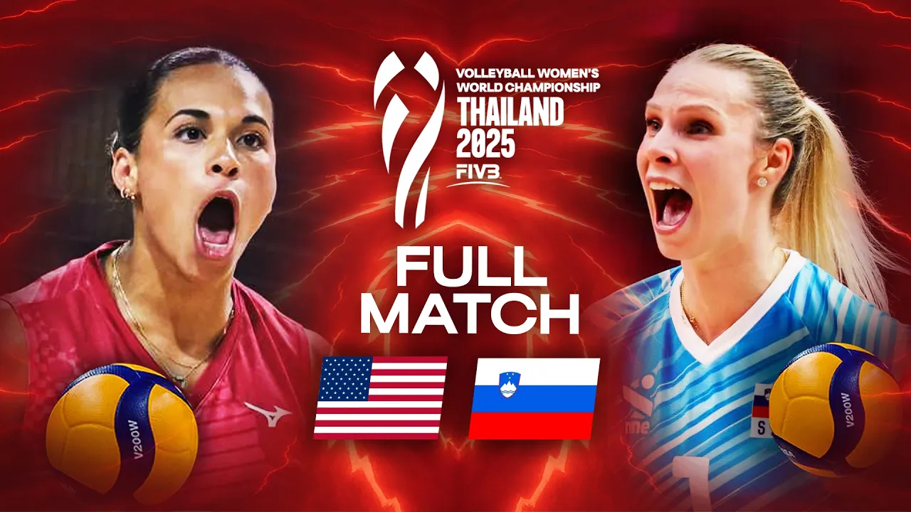 USA 🇺🇸 vs. Slovenia 🇸🇮 | Full Match | World Championships 2025 - Women