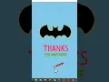 Draw Batman in python by using turtle