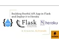 Flask tutorial web development with python Deploy to Heroku Part 1
