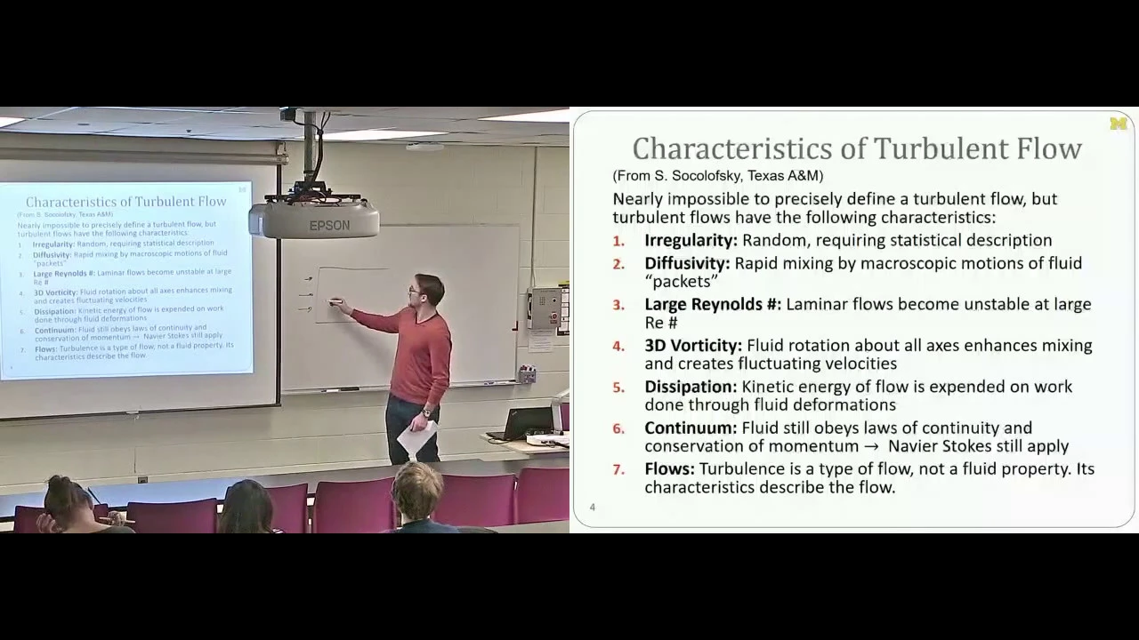 Lecture 30  Turbulent flow Video and Slides Enhanced Quality