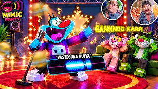 [TRY NOT TO LAUGH] Oggy TROLLING EVERYONE IN MIMIC PARTY 🤣| Funniest 🤣🤣