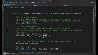 Generating Random Numbers with Visual Basic