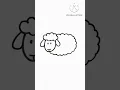 Cute Sheep Drawing
