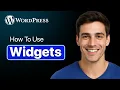 How To Use The New Wordpress Widget Section For Site - Step By Step 2025 Guide