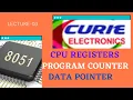 CPU Registers DPTR and Program Counter
