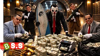 Robbers behind the US President's Mask