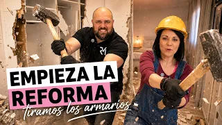 EMPIEZA LA REFORMA de mi habitación | Tiramos armarios y tabiques