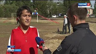 В Омске сегодня прошли соревнования по футболу