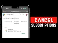 How To Cancel Subscription In Google Play - Full Tutorial