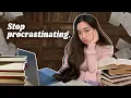 how to STOP PROCRASTINATING and GET WORK DONE free template
