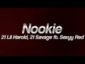 Download Lagu 21 Lil Harold, 21 Savage - Nookie ft. Sexyy Red 🔥 (lyrics)