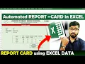 Automatic Report Card in Excel Student Result Card in Excel MS Excel