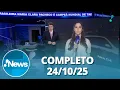 Lagu RedeTV! News (24/10/25) | Completo