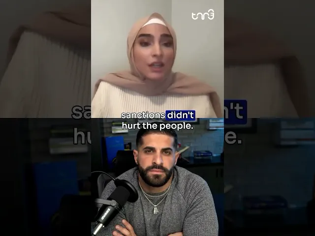 ⁣“For years they pretended like the sanctions didn't hurt the people.”