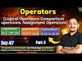 Operators in JavaScript Logical Operators Assignment Operators JavaScript Tutorial
