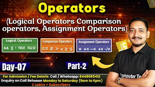Operators in JavaScript Logical Operators Assignment Operators JavaScript Tutorial