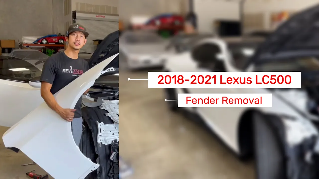 2018-2025 Lexus LC500 : Fender Painted