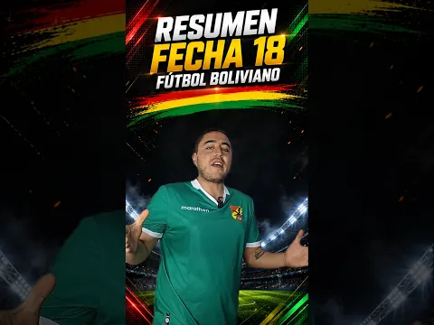 Esto paso en la fecha 18 del futbol Boliviano