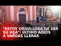 Clemencia Vargas s emotional farewell to her father German Vargas Lleras