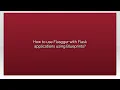 How to use Flasgger with Flask applications using Blueprints