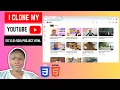 Youtube Channel Clone Using HTML CSS A Practice Project with full explanation for New developers