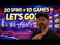 20 Spins 10 Games Let s Go